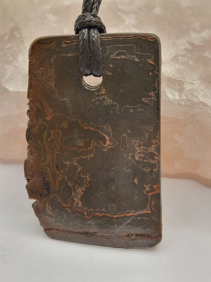 Kupfer-Damast Anhänger