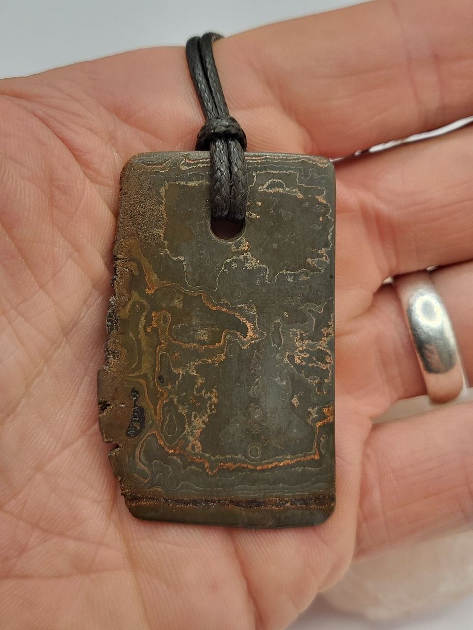 Kupfer-Damast Anhänger