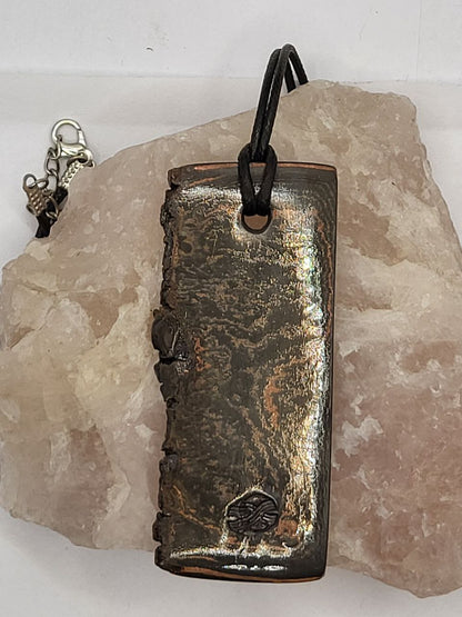 Kupfer-Damast Anhänger Riese