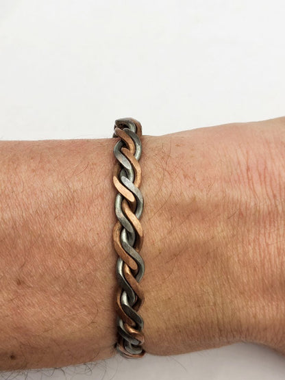 Steel-Copper-Mesh - Armreifen