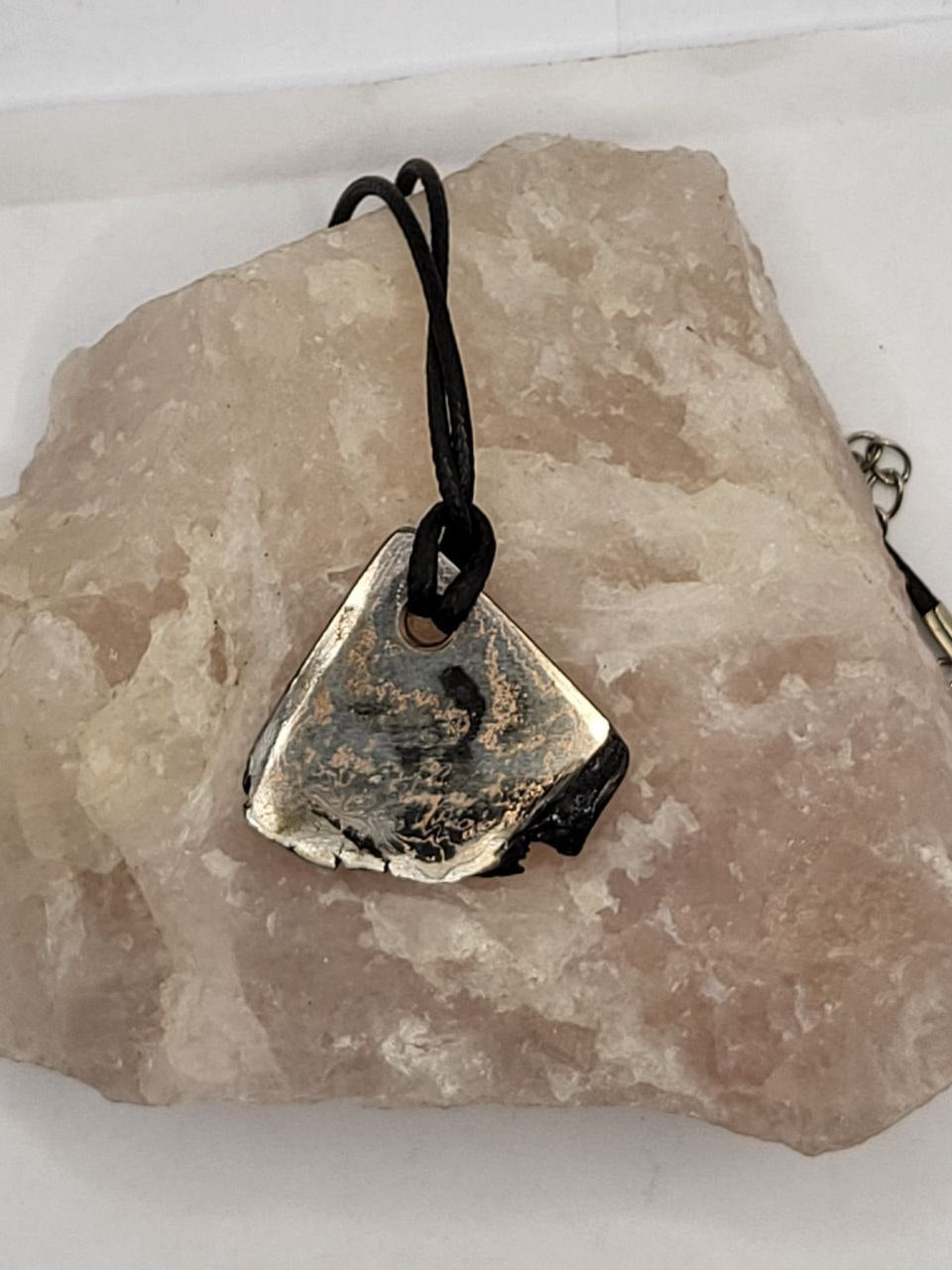 Kupfer-Damast shiny Anhänger