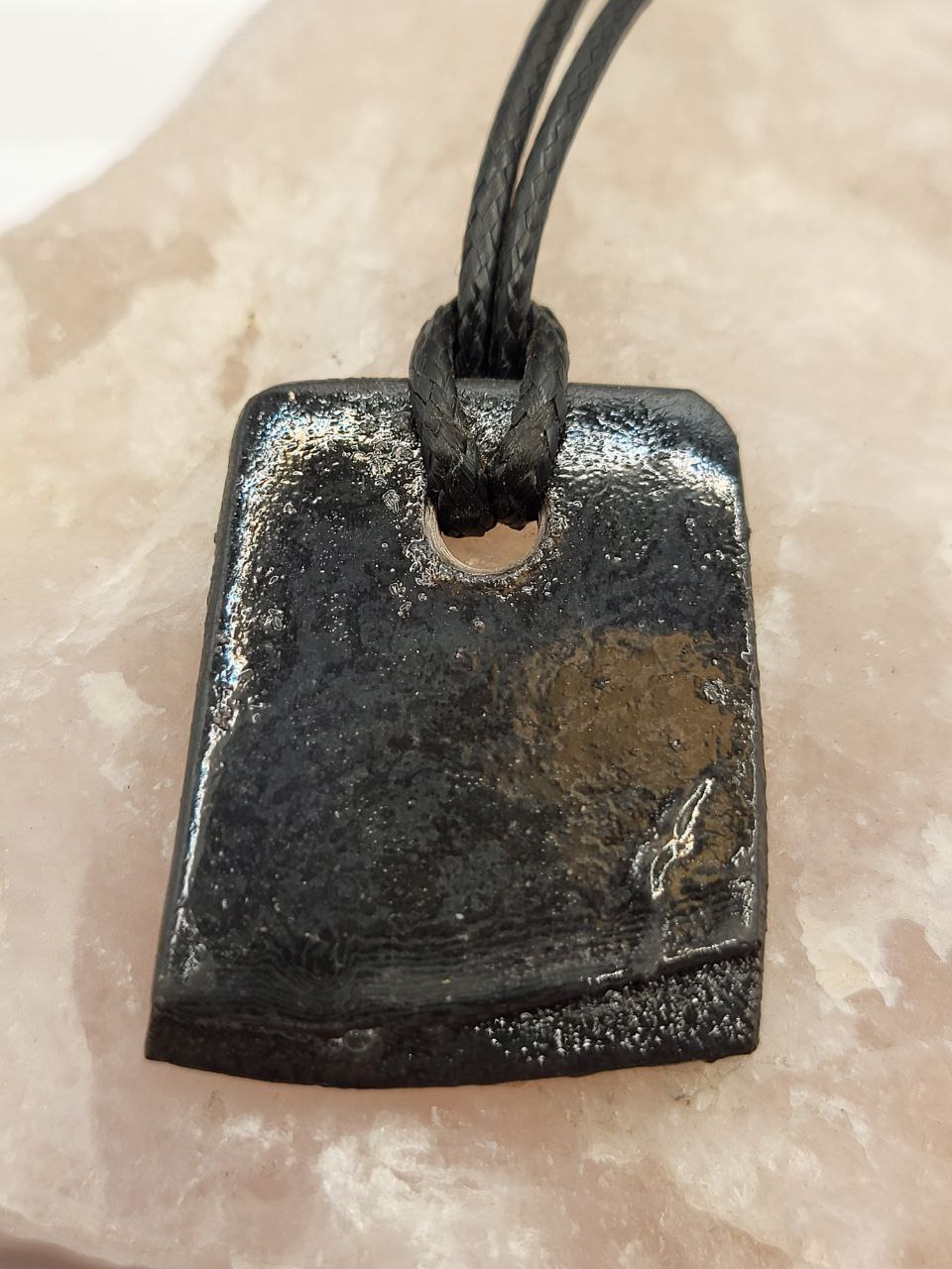 Damast Obsidian Look Anhänger