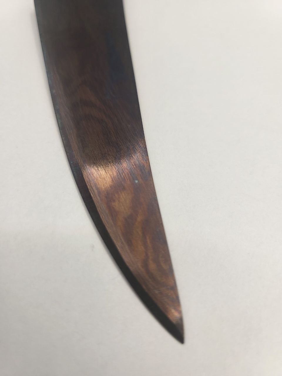 Handgeschmiedetes Jausenmesser Blue mit feiner Klingenform