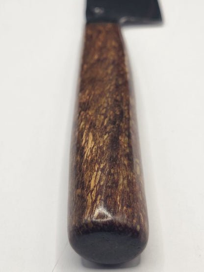 Kl. Allrounder Damastmesser mit Kupfer und markanter Shiny-Optik