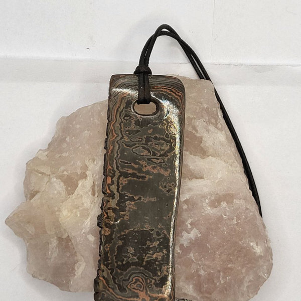 Kupfer-Damast Anhänger Gigantus