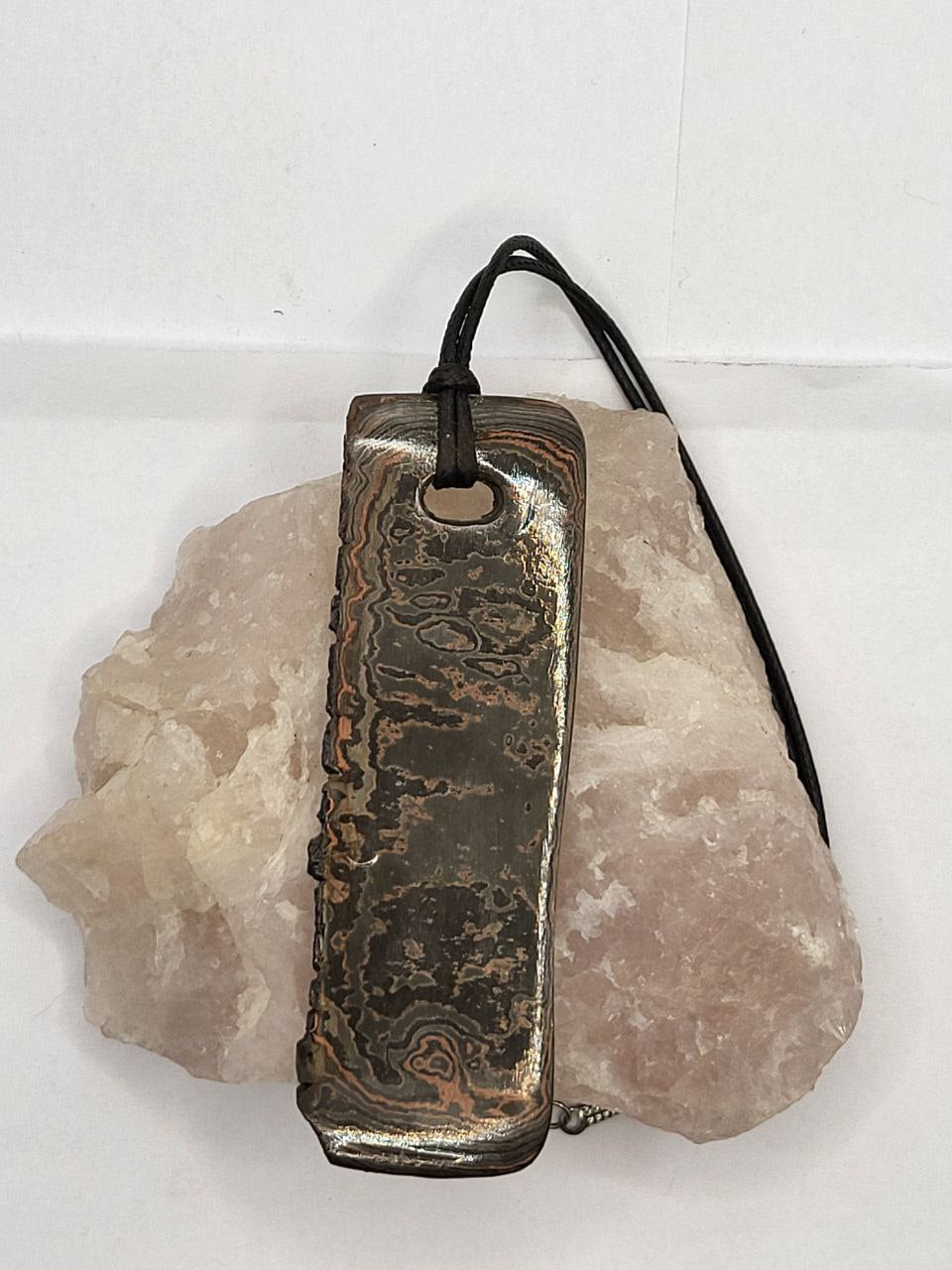 Kupfer-Damast Anhänger Gigantus