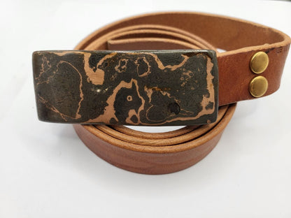 Intrusive - Kupferdamast Gürtelschnalle