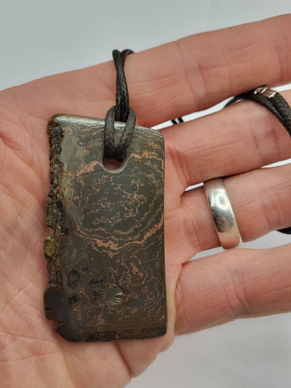 Kupfer-Damast Anhänger