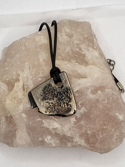 Kupfer-Damast shiny Anhänger