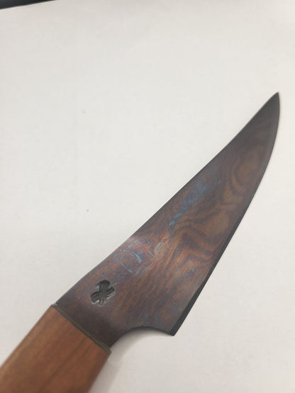 Handgeschmiedetes Jausenmesser Blue mit feiner Klingenform