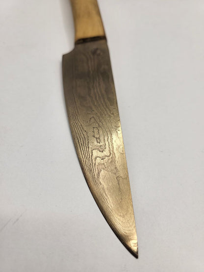Handgeschmiedetes Gold Edition Jausenmesser für feine Schneidarbeiten