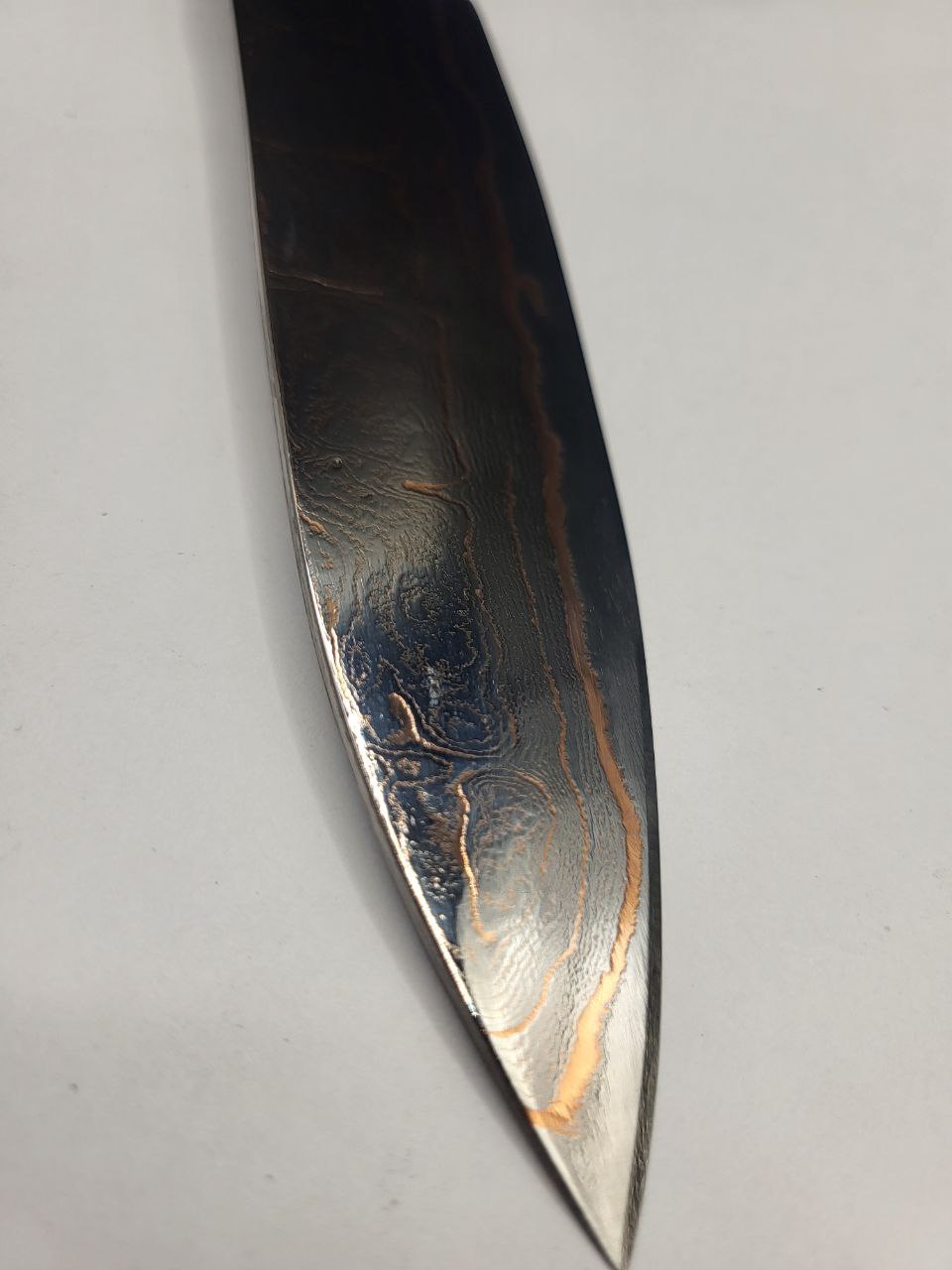 Premium Damastmesser Allrounder CU-Damast Shiny mit rostträger Klinge