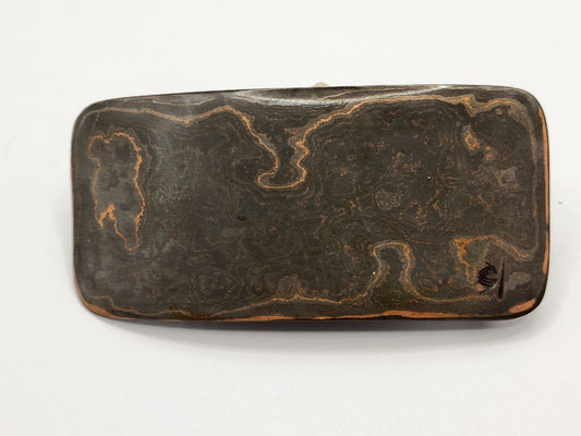 Filigree - Kupferdamast Gürtelschnalle