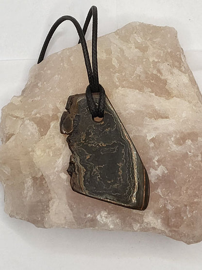 Kupfer-Damast Anhänger