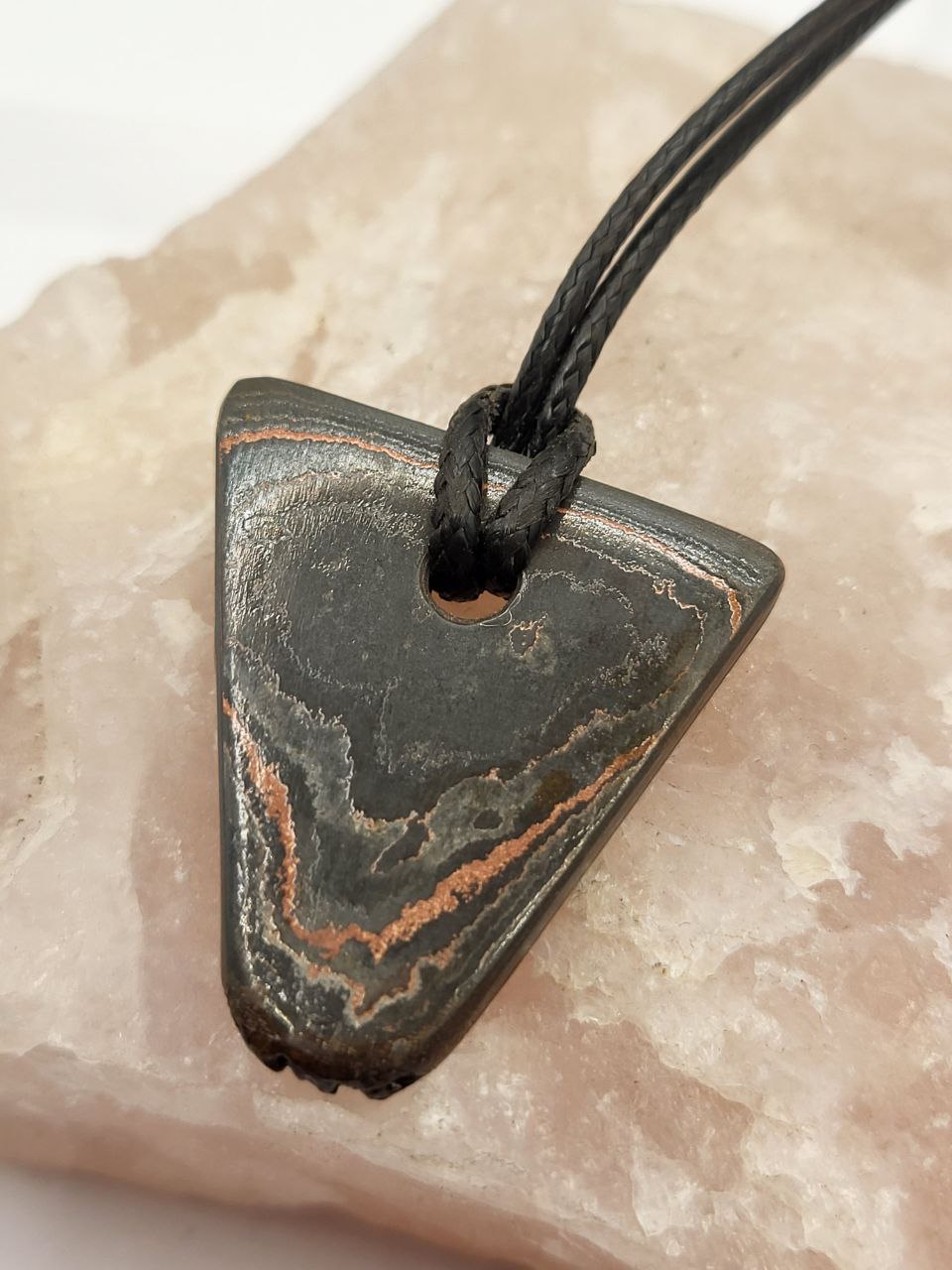 Kupfer-Damast dezent Anhänger