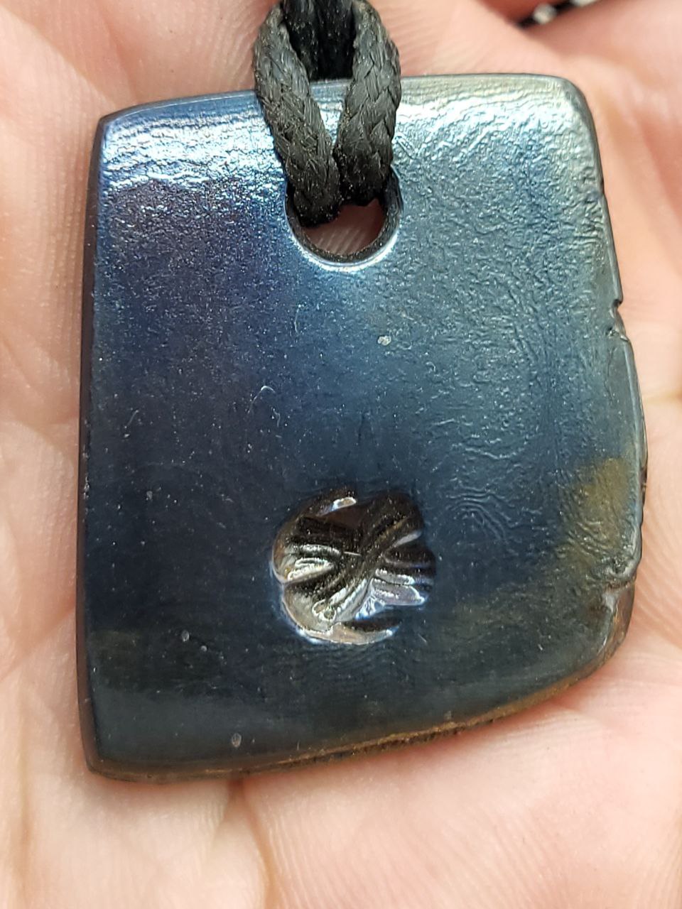 Damast Blue Edition Anhänger