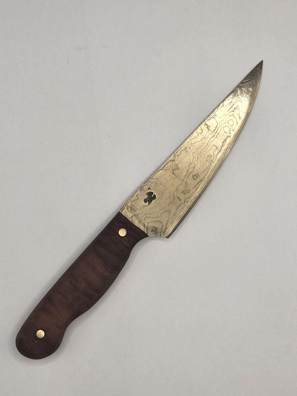 Gold Edition Jausenmesser rostträges handgeschmiedetes Messer
