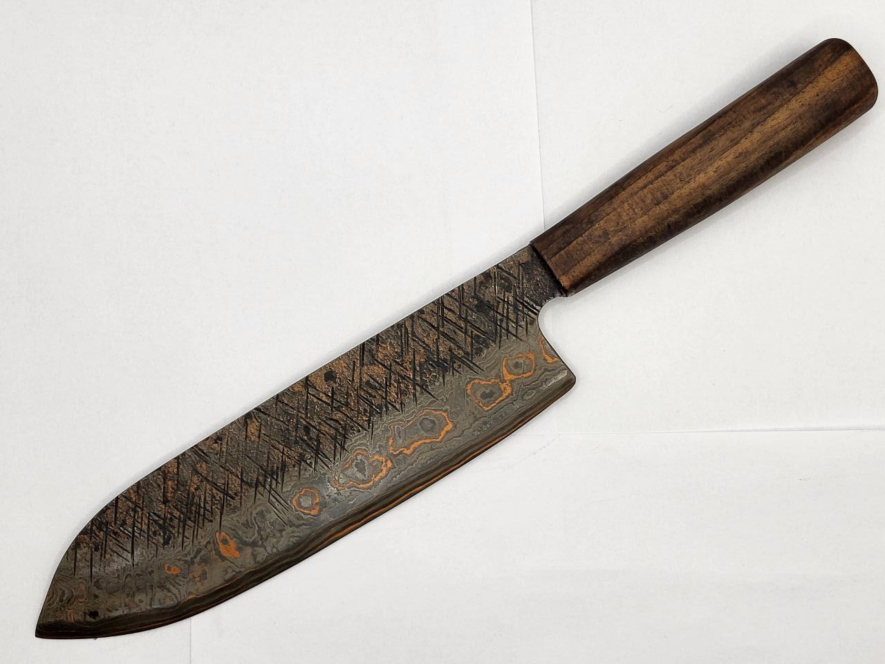 Santoku Kupfer-Damast RAW