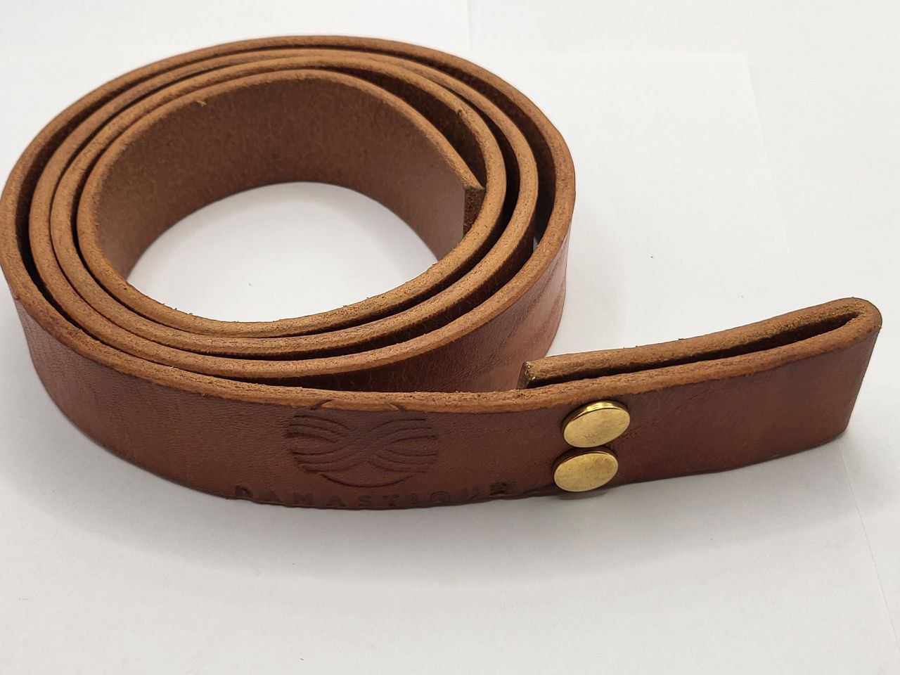 Echter Rinds-Ledergürtel hellbraun