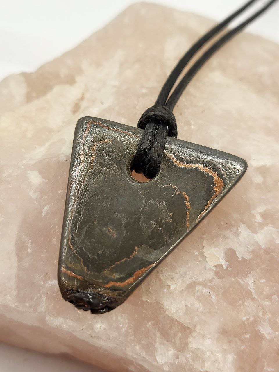 Kupfer-Damast dezent Anhänger