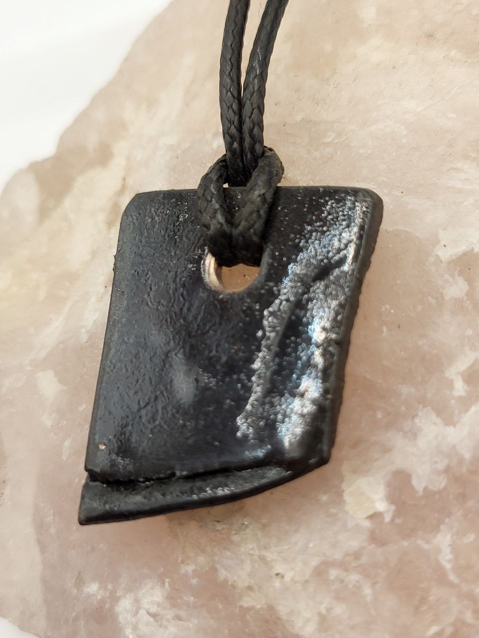 Damast Obsidian Look Anhänger