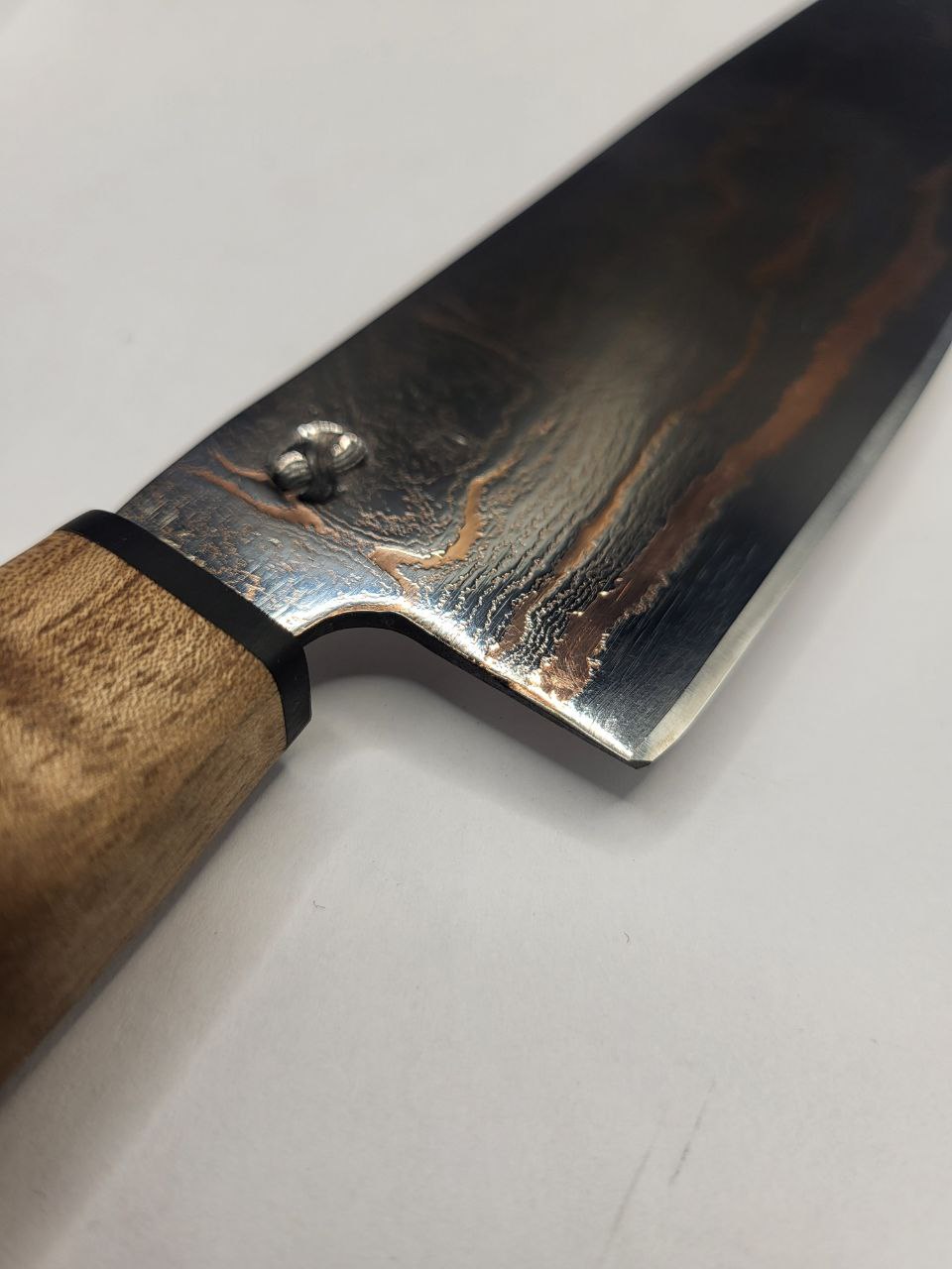 Premium Damastmesser Allrounder CU-Damast Shiny mit rostträger Klinge