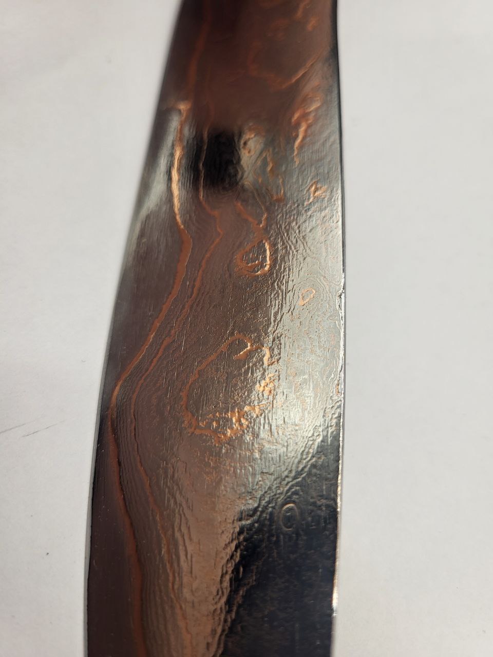 Big Allrounder Damastmesser mit Kupfer und markanter Shiny-Optik