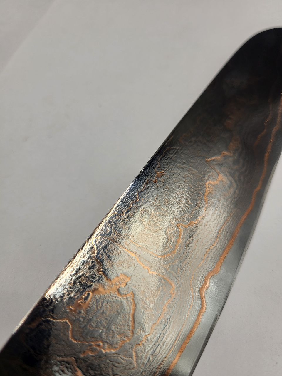 Detailaufnahme vom Big Allrounder CU-Damast Shiny mit feiner Damaststruktur