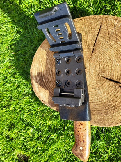 Damast Outdoormesser Curly Mindi